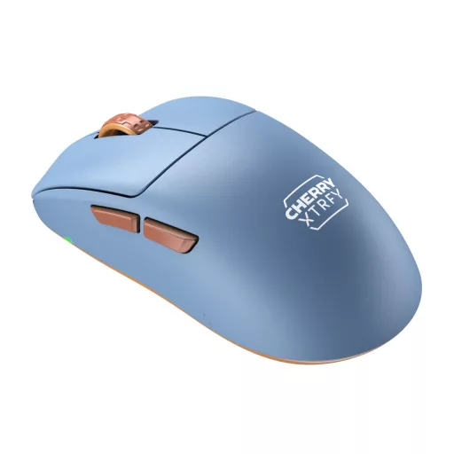 CHERRY XTRFY CX-M68W-BLUE egér Játék Vezeték nélküli RF 26000 DPI