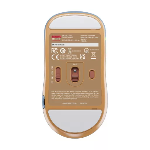 CHERRY XTRFY CX-M68W-BLUE egér Játék Vezeték nélküli RF 26000 DPI