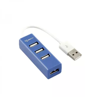 SBOX H-204BL hálózati csatlakozó USB 2.0 480 Mbit/s Kék
