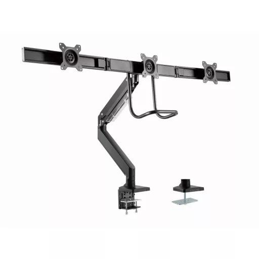 Gembird MA-DA3-03 asztali TV konzol 68,6 cm (27") Fekete
