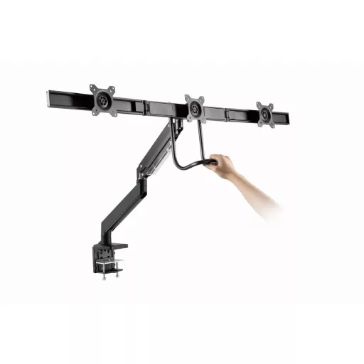Gembird MA-DA3-03 asztali TV konzol 68,6 cm (27") Fekete