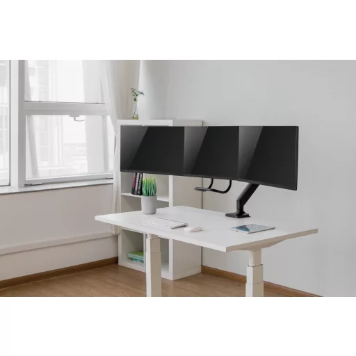 Gembird MA-DA3-03 asztali TV konzol 68,6 cm (27") Fekete