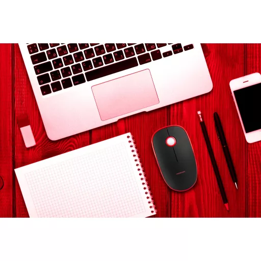 Modecom MC-WRM113 egér Irodai Kétkezes Vezeték nélküli RF Optikai 1600 DPI
