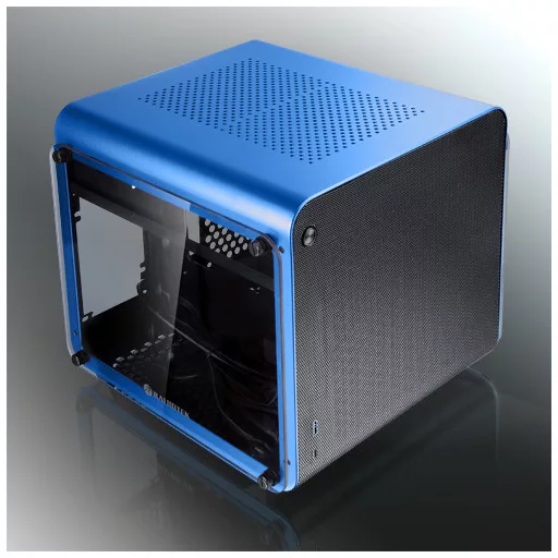 RAIJINTEK METIS EVO TGS Mini Tower Kék