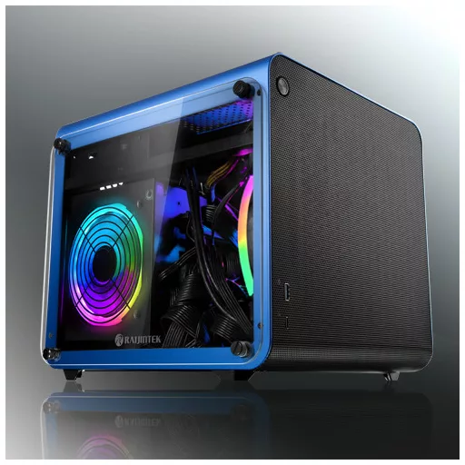 RAIJINTEK METIS EVO TGS Mini Tower Kék