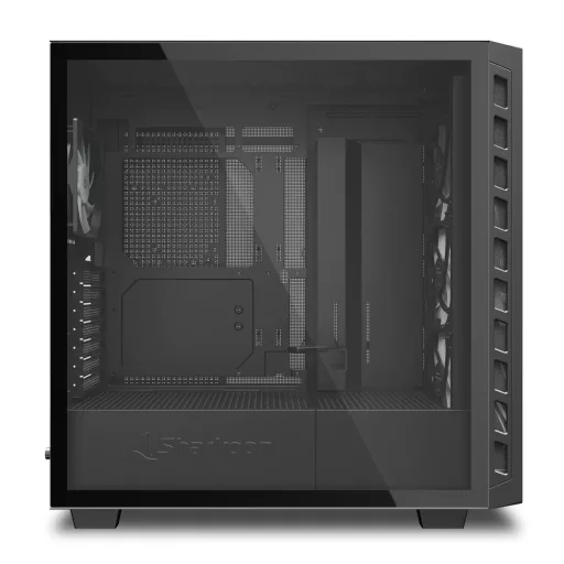 Sharkoon REBEL C80G RGB Midi Tower Fekete