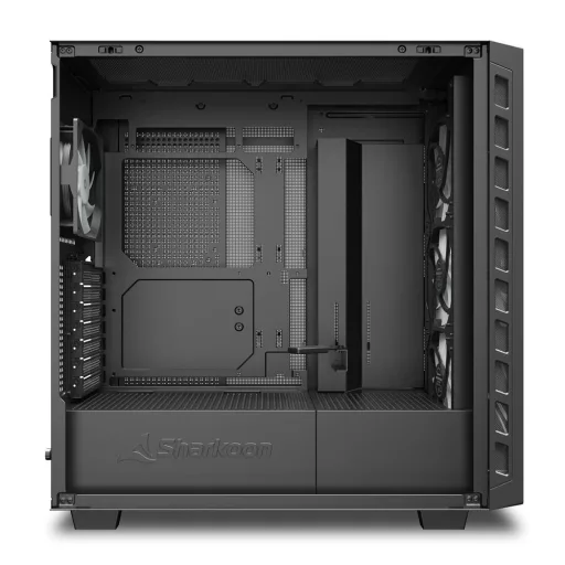 Sharkoon REBEL C80G RGB Midi Tower Fekete