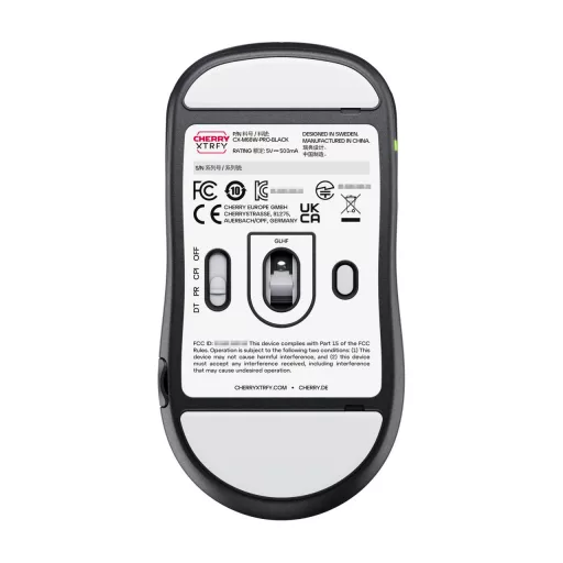 CHERRY XTRFY CX-M68W-PRO-BLACK egér Játék Jobbkezes Vezeték nélküli RF 26000 DPI