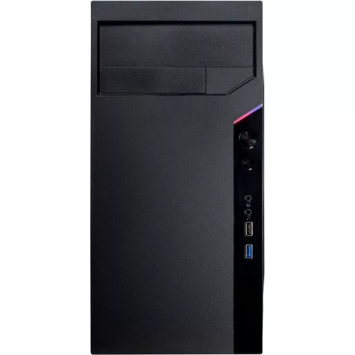 Inter-Tech IT-6505 Retro Micro Tower Fekete