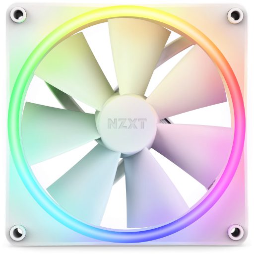 NZXT F120 RGB DUO Ventilátor 12 cm Fehér 1 db
