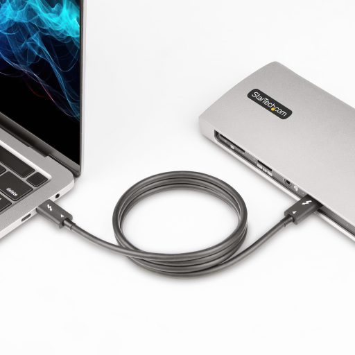 StarTech.com TBLT4MM1M Thunderbolt kábel 1 M 40 Gbit/s Fekete