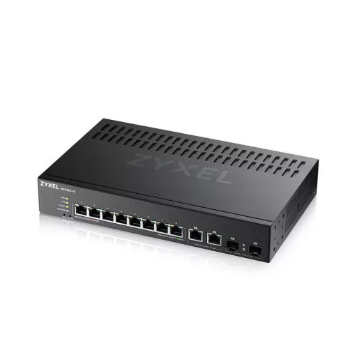 Zyxel GS2220-10-EU0101F hálózati kapcsoló Vezérelt L2 Gigabit Ethernet (10/100/1000) Fekete