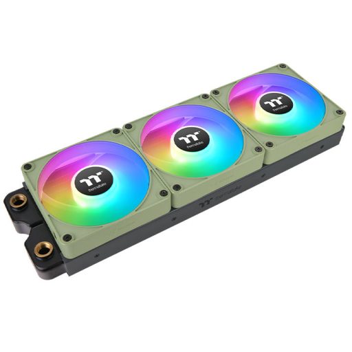 Thermaltake CL-F198-PL12MG-A 12 cm Zöld 3 db