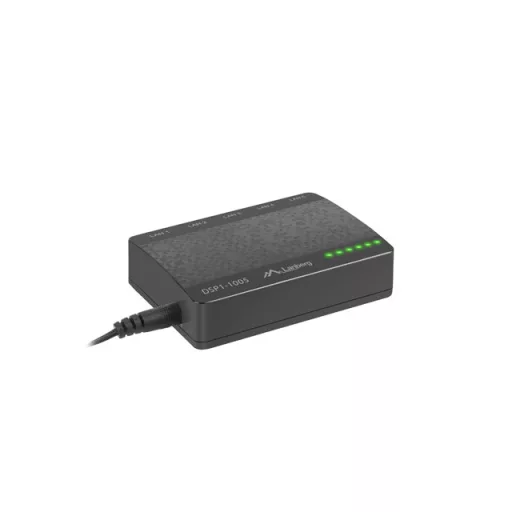 Lanberg DSP1-1005 hálózati kapcsoló Beállítást nem igénylő (unmanaged) Gigabit Ethernet (10/100/1000) Fekete, Szürke