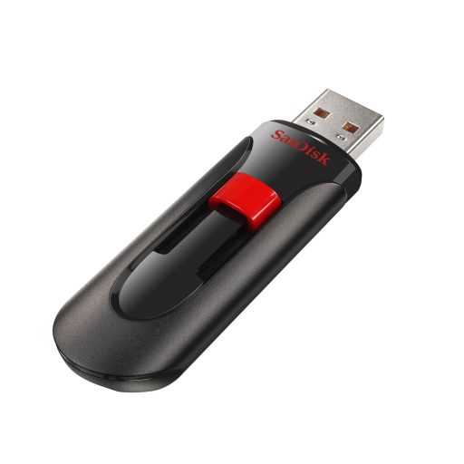 SanDisk Cruzer Glide USB flash meghajtó 128 GB USB A típus 2.0 Fekete, Vörös