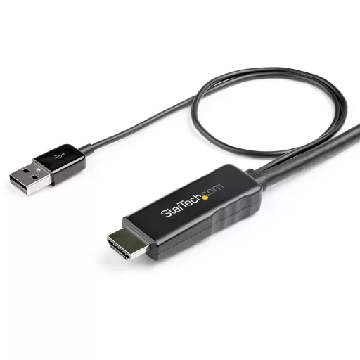 StarTech.com HD2DPMM2M video átalakító kábel 2 M HDMI A-típus (Standard) DisplayPort Fekete