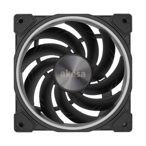 Akasa SOHO AR 12 cm Fekete, Átlátszó 1 db