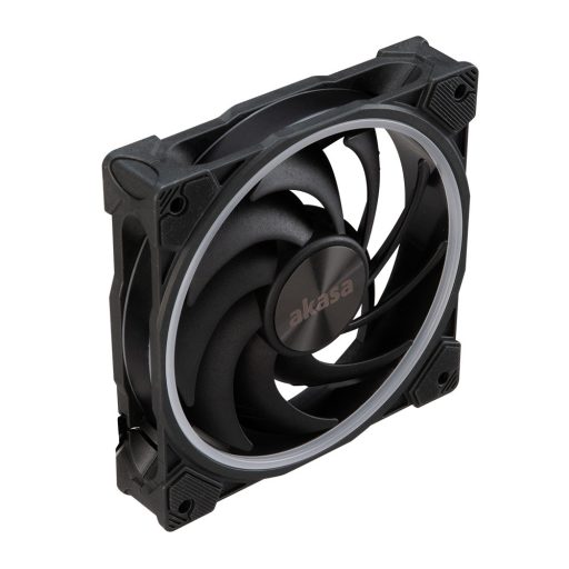 Akasa SOHO AR 12 cm Fekete, Átlátszó 1 db