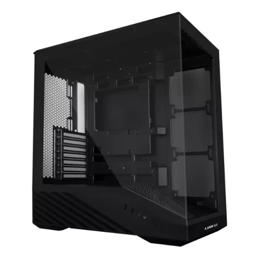Lian Li Vector V100 Midi Tower Fekete, Átlátszó