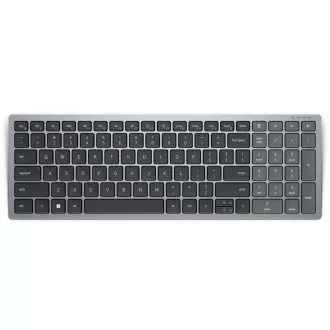   DELL KB740 billentyűzet Irodai RF vezeték nélküli + Bluetooth QWERTZ Német Szürke, Fekete
