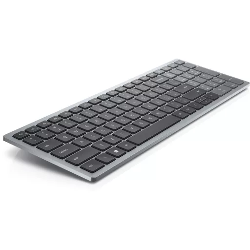 DELL KB740 billentyűzet Irodai RF vezeték nélküli + Bluetooth QWERTZ Német Szürke, Fekete