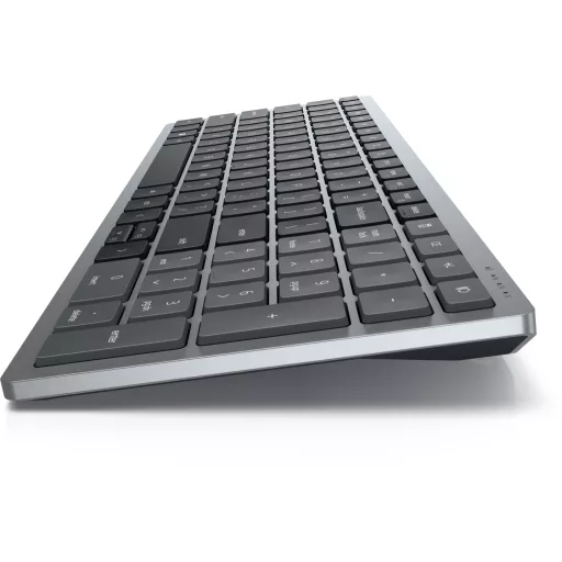 DELL KB740 billentyűzet Irodai RF vezeték nélküli + Bluetooth QWERTZ Német Szürke, Fekete