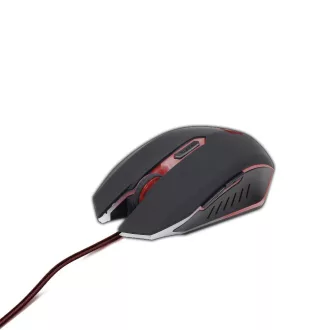   Gembird MUSG-001-R egér Játék Kétkezes USB A típus 2400 DPI