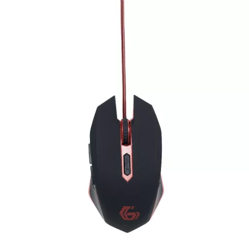Gembird MUSG-001-R egér Játék Kétkezes USB A típus 2400 DPI