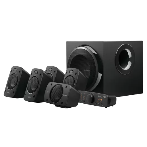 Logitech 980-000468 hangfalszett 500 W Univerzális Fekete 5.1 csatornák 67 W