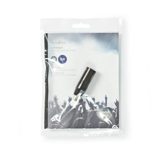 Nedis COTP15930BK csatlakozó átlakító XLR Cinch Fekete