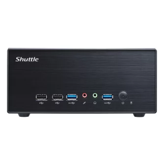   Shuttle XPС slim XH610G2 PC/munkaállomás alapgép Asztali Fekete Intel H610 LGA 1700