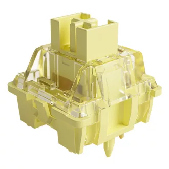   AKKO V3 Pro Cream Yellow Switches, mechanisch, 5-Pin, linear, MX-Stem, 50g - 45 Stück