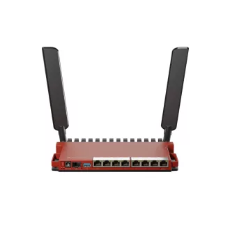   Mikrotik L009UiGS-2HaxD-IN vezetéknélküli router Gigabit Ethernet Egysávos (2,4 GHz) Vörös