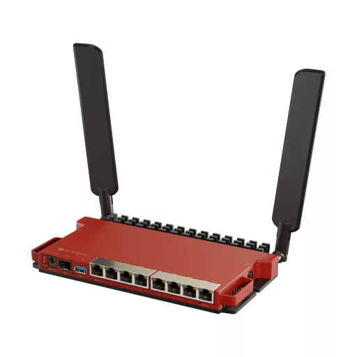 Mikrotik L009UiGS-2HaxD-IN vezetéknélküli router Gigabit Ethernet Egysávos (2,4 GHz) Vörös