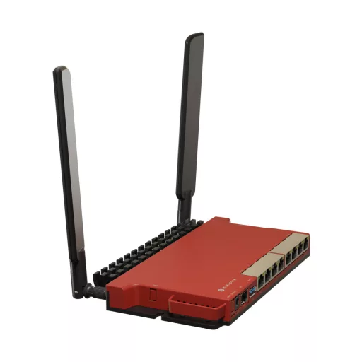 Mikrotik L009UiGS-2HaxD-IN vezetéknélküli router Gigabit Ethernet Egysávos (2,4 GHz) Vörös
