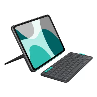 Logitech Flip Folio QWERTY Északi Bluetooth Grafit