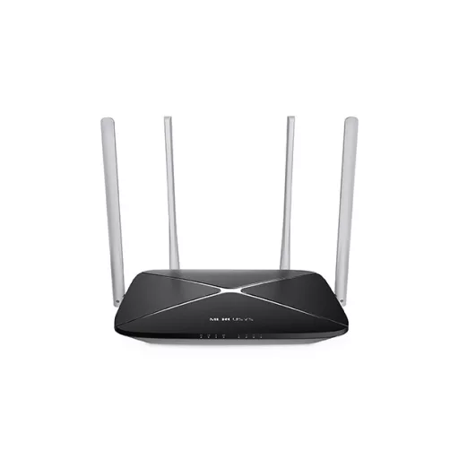 Mercusys AC12 vezetéknélküli router Fast Ethernet Kétsávos (2,4 GHz / 5 GHz) Fekete