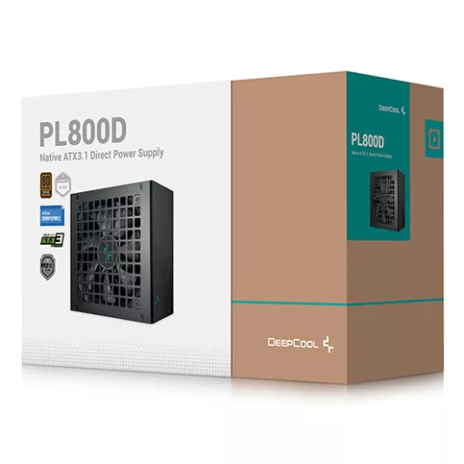 DeepCool PL800D 800 W 20+4 pin ATX ATX Fekete