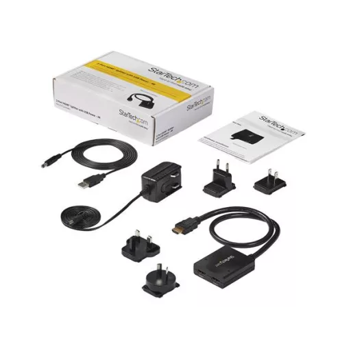StarTech.com ST122HD4KU videó elosztó HDMI 2x HDMI