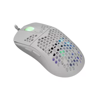   White Shark GALAHAD White egér Játék Kétkezes USB A típus Optikai 7200 DPI