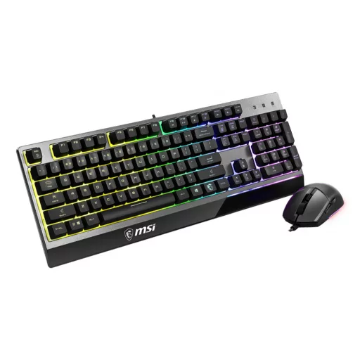 MSI VIGOR GK30 billentyűzet Egér mellékelve Játék USB QWERTY Amerikai angol Fekete
