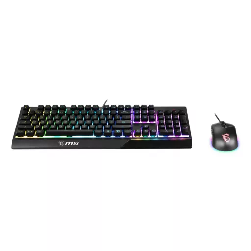 MSI VIGOR GK30 billentyűzet Egér mellékelve Játék USB QWERTY Amerikai angol Fekete