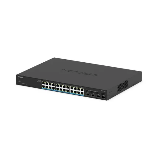 NETGEAR MS324TXUP Vezérelt L2/L3/L4 Ethernet-áramellátás (PoE) támogatása