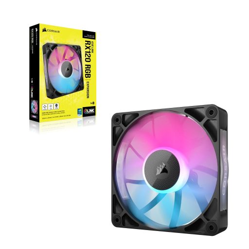 Corsair iCUE LINK RX120 RGB 12 cm Fekete 1 db
