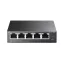 TP-Link TL-SF1005P Beállítást nem igénylő (unmanaged) Fast Ethernet (10/100) Ethernet-áramellátás (PoE) támogatása Fekete