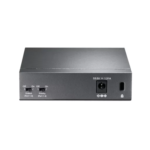TP-Link TL-SF1005P Beállítást nem igénylő (unmanaged) Fast Ethernet (10/100) Ethernet-áramellátás (PoE) támogatása Fekete