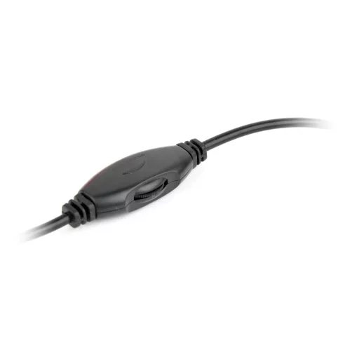 Gembird MHS-002 fejhallgató és headset Vezetékes Fejpánt Hívás/zene Fekete, Vörös
