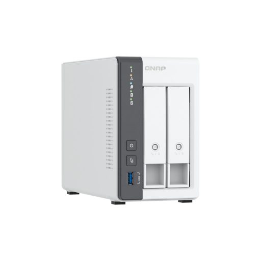 QNAP TS-216G tárolószerver NAS Tower Cortex-A Cortex-A55 4 GB HDD Fehér