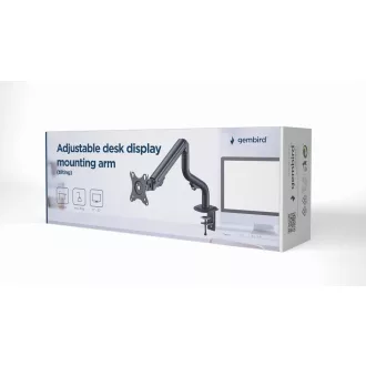   Gembird MA-DA1-02 asztali TV konzol 81,3 cm (32") Fekete