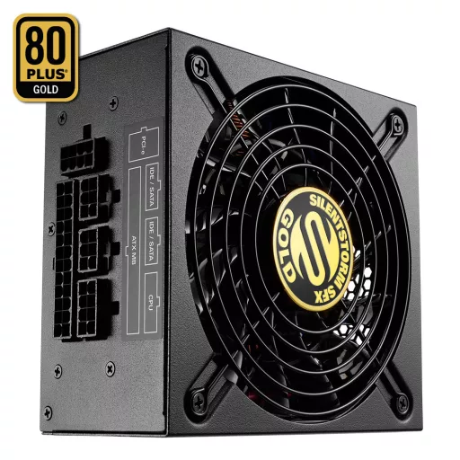 Sharkoon SilentStorm SFX Gold 500 W 20+4 pin ATX Fekete